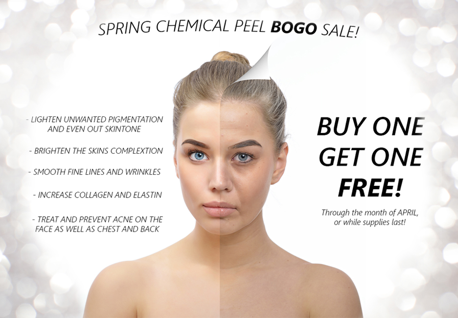 Spring Chemical Peel BOGO Sale!